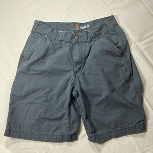 Carhartt Men's Dark Gray Flat Front Shorts